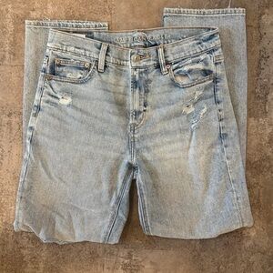 American Eagle Super High-Rise Ankle Straight Jeans